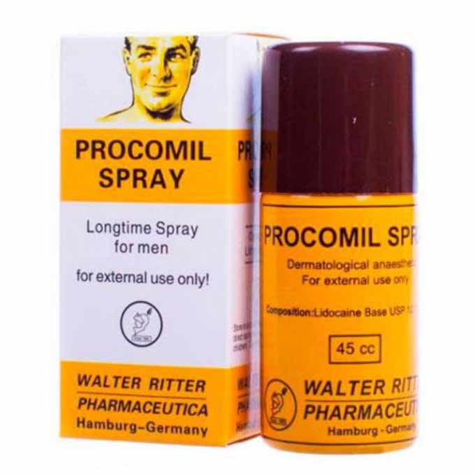 Procomil Long Time Anti Premature Ejaculation Delay Spray for Men - (Original Germany)